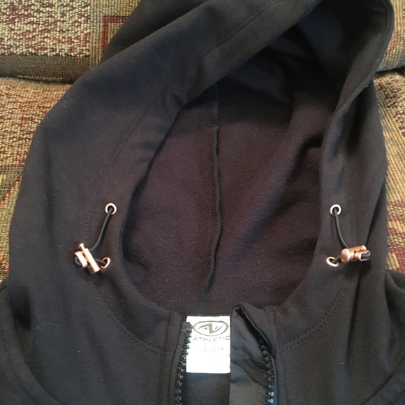 Athletic Works Black Hoodie - Size Large (12-14) - Picture 3 of 7
